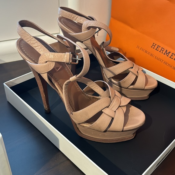 Shoes - Saint laurent tribute sandal vanilla